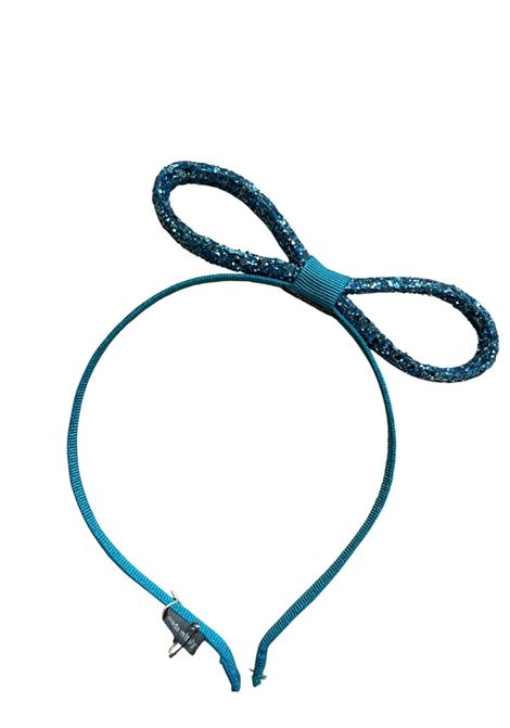 Cerchieto con fiocco glitter Rò Rò | CR425TUR